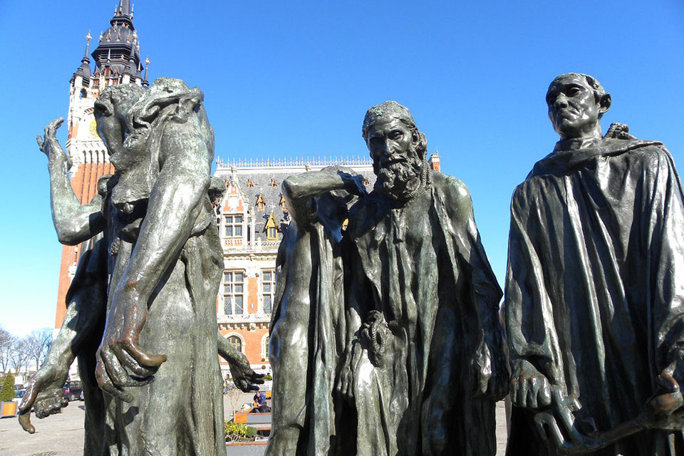 Les Bourgeois de Calais, par Rodin