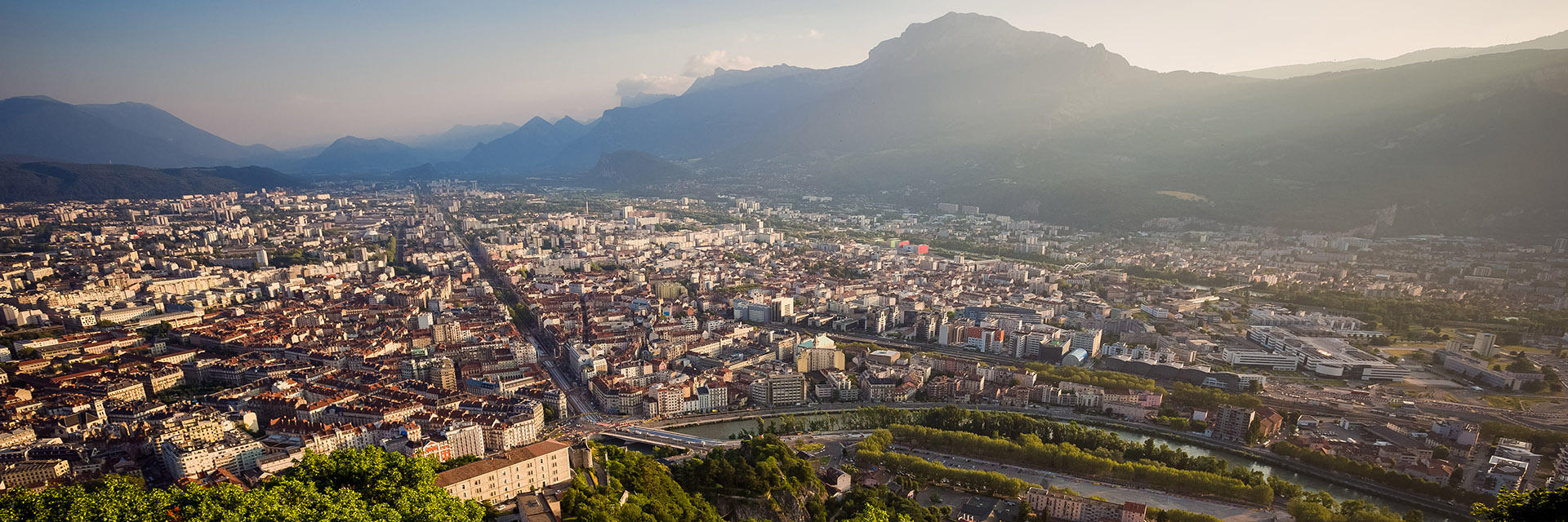 Grenoble depuis la Bastille